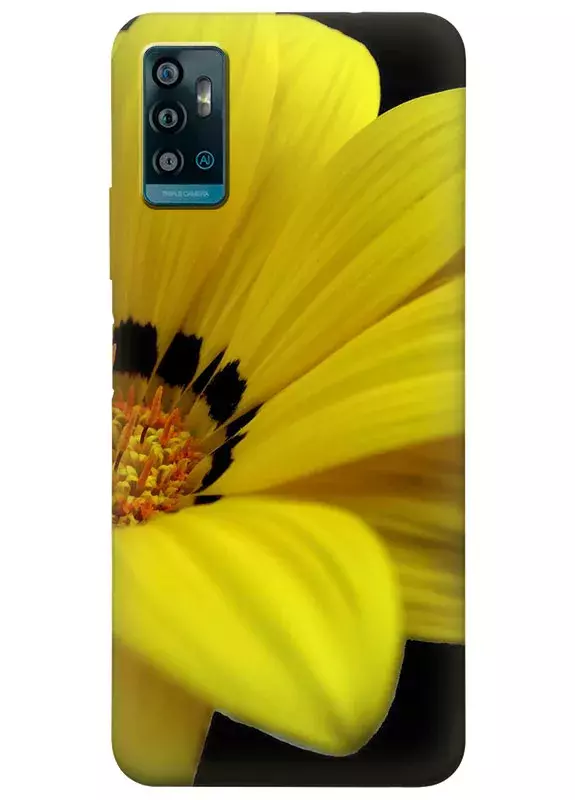 Блейд A71 силиконовый чехол с картинкой - Красота цветка