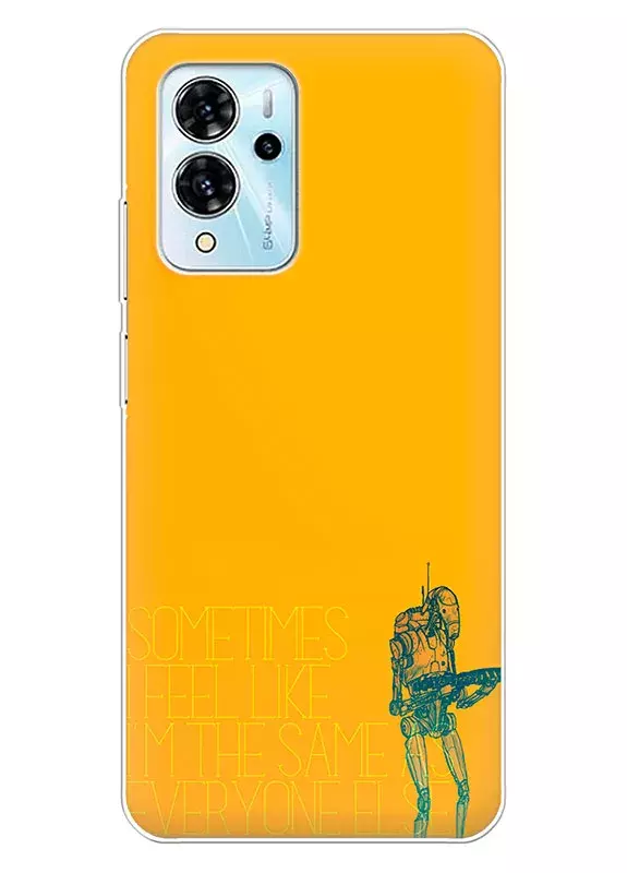Чехол для Blade V40 Pro - Star Wars Sometimes I Feel Like I’m the Same as Everyone Else Боевые дроиды B1 Battle Droids 