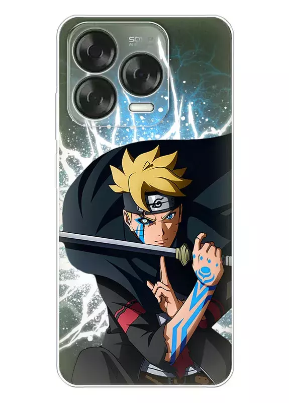 ZTE Blade V70 Design чехол "Наруто с мечем"