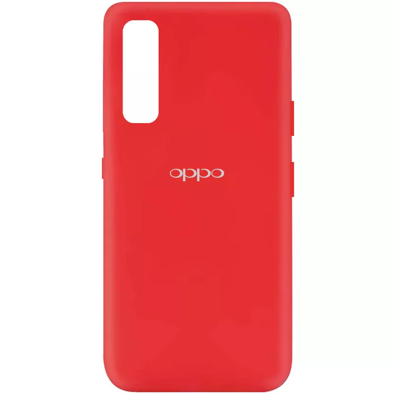Уценка Чехол Silicone Cover My Color Full Protective (A) для Oppo Reno 3 Pro, Дефект упаковки / Красный / Red