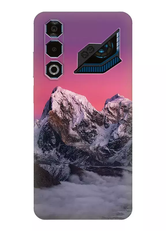 Чехол для ZTE Nubia Neo 3 GT из качественного силикона - Чарующие горы