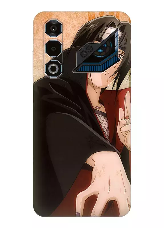 Чехол для ZTE Nubia Neo 3 GT - Боевая стойка Итачи Учиха крупным планом,Naruto and Boruto