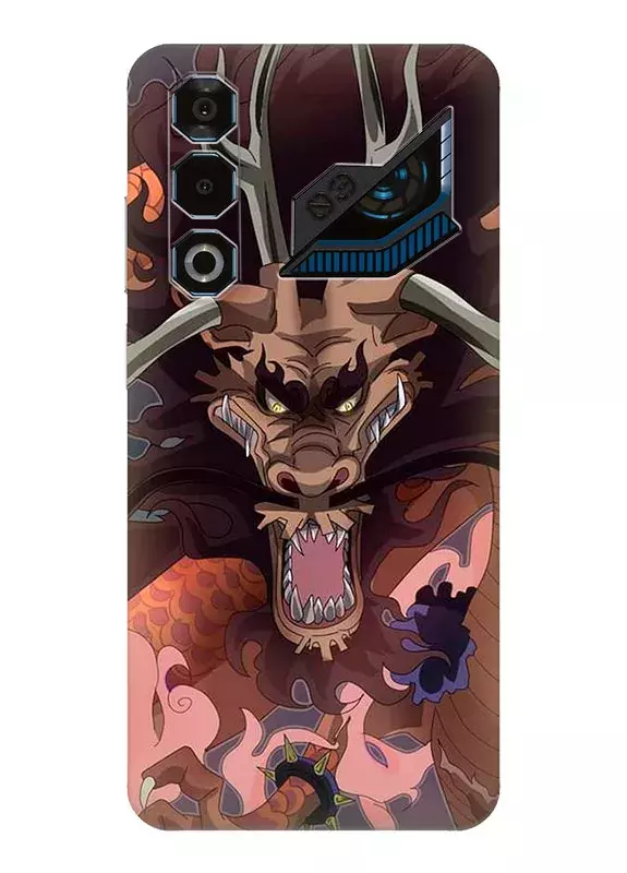 ZTE Nubia Neo 3 GT чехол - Ван-Пис One Piece дракон Kaido в атаке