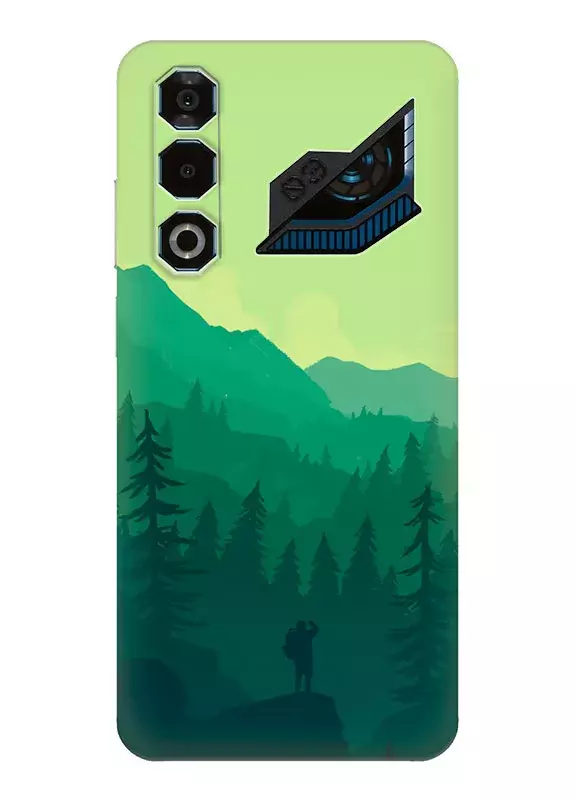 Бампер для ZTE Nubia Neo 3 GT - Firewatch Фаервотч Генри в лесу