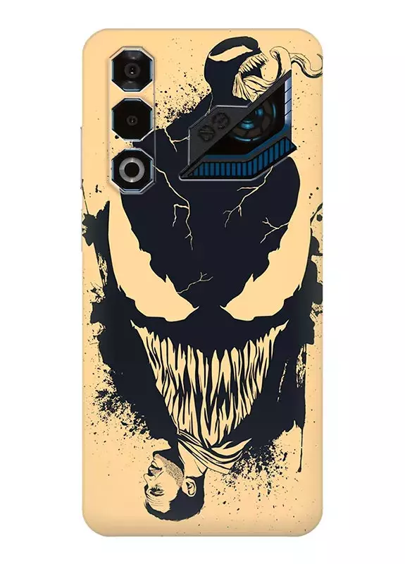 Чехол для ZTE Nubia Neo 3 GT - Venom черное лицо граффити арт