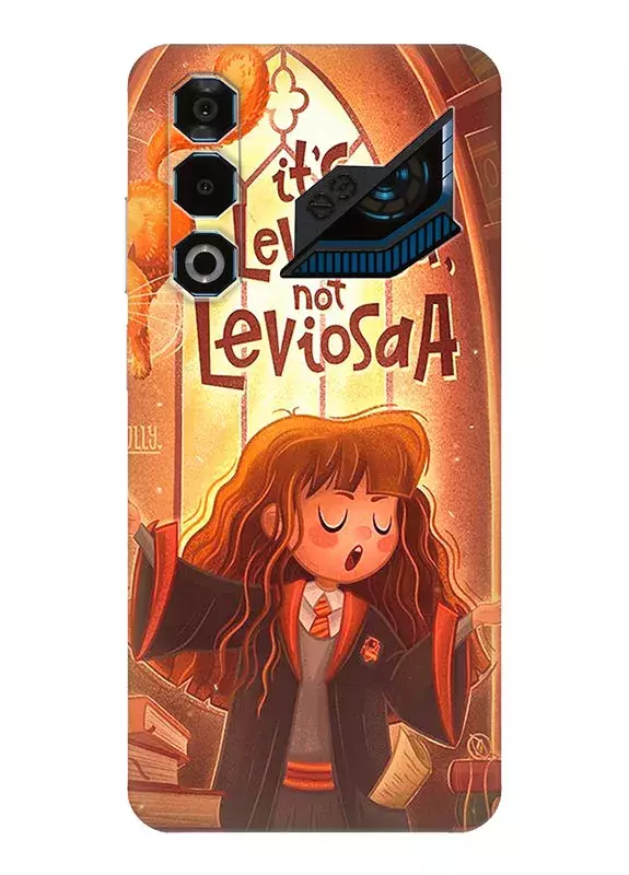 ZTE Nubia Neo 3 GT чехол - Гарри Поттер Harry Potter It’s LeviOsa not LeviosaA Гермиона учит заклинание с котом