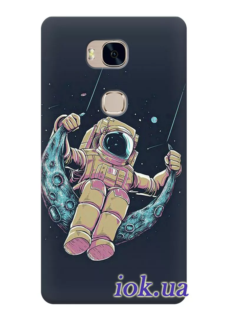 Чехол для Huawei Honor 5X-Весёлый Космонавт