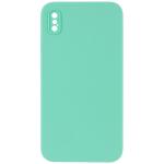 Чохол Silicone Case Square Full Camera Protective (AA) NOLOGO для Apple iPhone XS Max (6.5"), Бірюзовий / Turquoise