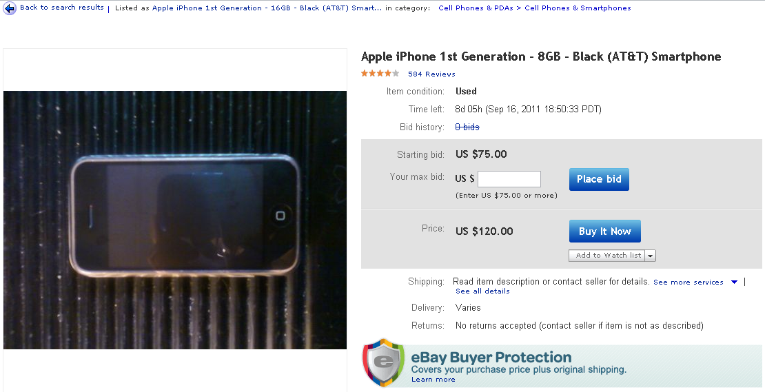 купить Айфон через ebay